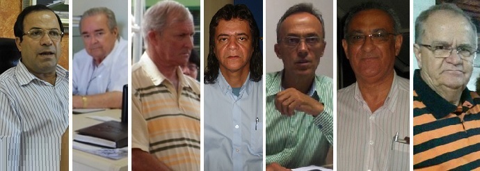 Edson Ibrahim, Nivaldo Silvestre, Jos&eacute; Miguel, Rochinha, Mingotti, Jerc&eacute; e Zuada - Foto: Arquivo